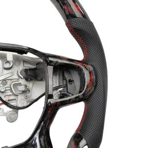 <span class=keywords><strong>พวงมาลัย</strong></span>คาร์บอนไฟเบอร์แท้ <span class=keywords><strong>D</strong></span>-Shape ยี่ห้อ DINGNUO สำหรับรุ่น Raptor Sports แบบ 3 ก้าน ขนาดด้ามจับ 35 มม. วัสดุหนัง - Product Image 3