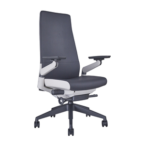 Chaise élévatrice d'ordinateur à dossier haut ergonomique contemporaine siège en maille de directeur exécutif pivotant confortable appui-tête lombaire réglable - Product Image 1