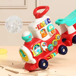 Precio al por mayor multifunción 4 en <span class=keywords><strong>1</strong></span> Pull-<span class=keywords><strong>Along</strong></span> Play Toys Baby Musical Learning Push Walkers Baby <span class=keywords><strong>Ride</strong></span> On Train Toy - Product Image 4
