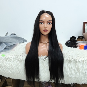 Letsfly Promotion 46$ Perruques Lace Closure 4x4 Densité 280% Cheveux Humains 100% Jerry Curly Straight 14-34 Pouces Cheveux Vierges 10A - Product Image 6