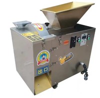Machine de distribution de pâte ronde à haute efficacité, en acier inoxydable, appareil commercial pour faire du pain à la vapeur
