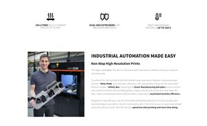Impresora 3D Industrial Antinsky BigRep VIIO250, Impresiones de Alta Resolución Continuas, Impresora 3D de Gran Formato - Product Image 2
