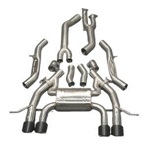 Stainless Steel Performance Single Midpipe Valved Catback Exhaust for BMW M3 G80 G82 M4 - Product Image 1