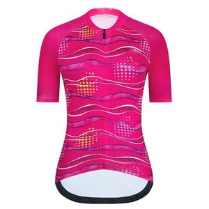 Jersey de Ciclismo para Mujer, de Manga Corta, Ligero, de Secado Rápido, Transpirable, Estampado, Impermeable, que Absorbe el Sudor, para Verano, Gran Venta - Product Image 1