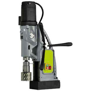 80mm Automatic Magnetic Drill <b>Stand</b> New Condition CNC Vertical Drilling Machine Gear <b>Engine</b> Motor Core 220V for Construction - Product Image 1