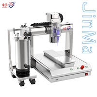 Máquina Dispensadora de Silicona de Cabezal Único a Presión JINMA 2.6L, Dispensador Automático de Alta Precisión de 3 Ejes con Motor y Bomba