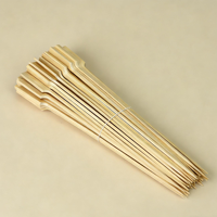 Brochettes de barbecue Teppo en bambou écologique, taille personnalisée, vente en gros, manche long, charbon de bois, 90-120 mm, incassables, résistantes à la chaleur, jetables