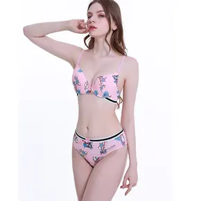 Ensemble de soutien-gorge sexy pour femmes, imprimé, vente chaude, ensemble de lingerie, photos - Product Image 1
