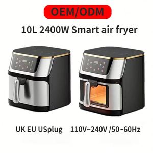 Friteuse à air électrique visuelle multifonction sans huile en acier inoxydable 10L 12L pour usage domestique – Nouveauté ! - Product Image 4