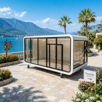 Maisonnette Modulaire Préfabriquée de Luxe Personnalisée en Forme de Cabane Apple avec Vitres Panoramiques pour Projets Hôteliers, Glamping et Sites de Camping