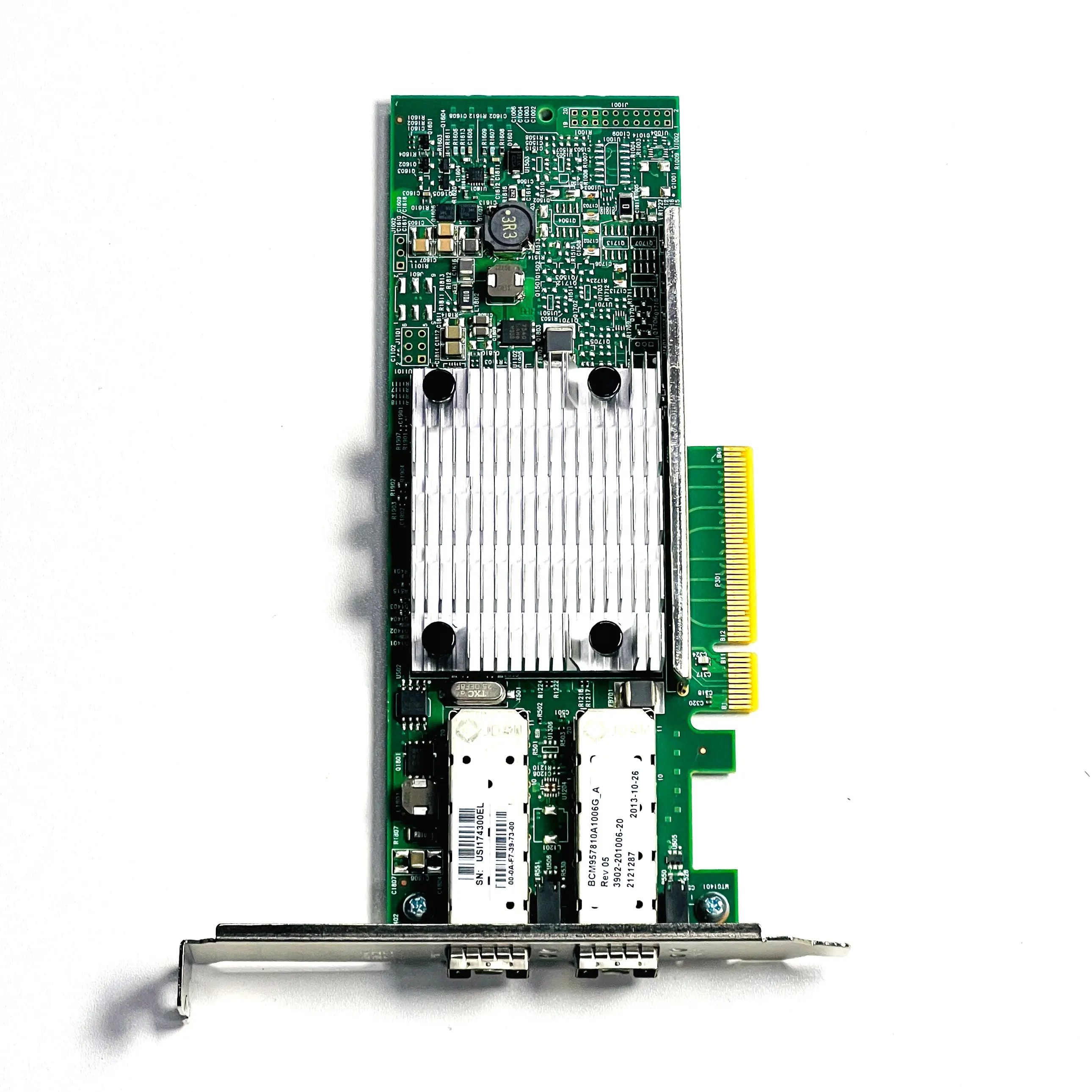 Broadcom BCM57810 basierend auf PCI-E 2 Port Fibernetzwerkkarte 10 GB optische Dual Port Ethernet-Karte sfp+ BCM57810 Netzwerkkarte