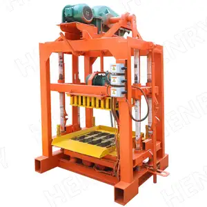 Small Investment Qtj4-40 Concrete Cement Block Molding Machine Paving Brick Paver Block Forming Machine