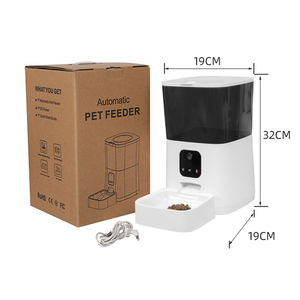 WiFi Mobil Uygulaması ile Uzaktan Kumandalı, Şarjlı, Kameralı Akıllı Otomatik Mama Kabı (Köpekler ve Kediler için) - Product Image 2