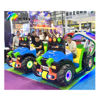 Máquina de Videojuegos para Niños M SKY Off-Road X Sky Simulator, Simulador de Carreras, de Fibra de Vidrio, Operada con Monedas, Equipo para Interiores con Soporte en Inglés