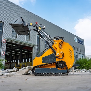 Mini-chargeuse compacte sur chenilles, poids opérationnel 930 kg, capacité de charge 300 kg, idéale pour les travaux d'aménagement paysager et les projets résidentiels - Product Image 6