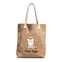 Sac fourre-tout en toile avec logo personnalisé, sac de shopping réutilisable, imprimé floral, sac cadeau pour la promotion en détail