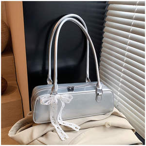 Sac à bandoulière carré multifonctionnel pour femme en cuir PU, best-seller, avec large bandoulière - Product Image 3