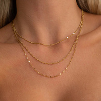Bijoux faits à la main, chaîne en os de serpent en or 18 carats, colliers à la mode, bricolage