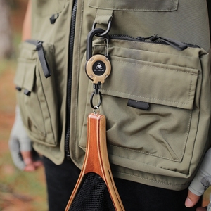 Porte-clés rétractable multifonctionnel avec mousqueton personnalisé pour les sports de plein air, le <span class=keywords><strong>camping</strong></span>, la randonnée, la pêche et l'escalade - Product Image 5