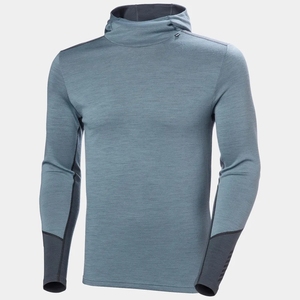 <span class=keywords><strong>Sous</strong></span>-vêtements thermiques en laine mérinos à manches longues imprimés pour homme avec capuche pour la <span class=keywords><strong>randonnée</strong></span>, le ski, couche de base sans couture, chaud - Product Image 1