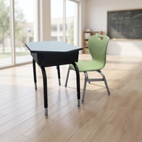 Table d'écriture pour salle de classe à prix abordables, bureau et chaise de style américain réglable en hauteur