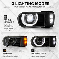 Phares LED modifiés pour Nissan Pathfinder Terrano R50 1999-2002, paire gauche et droite, montage Plug and Play, ensemble de phares avant