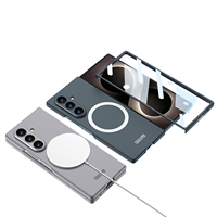 Étui de téléphone portable magnétique à couverture intégrale 360° pour Samsung Galaxy Z Fold 8 Ultra Fold 7/6 avec film en verre trempé pour écran