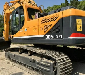 Gran oferta, excavadora sobre orugas Hyundai 305LC-9 usada, maquinaria de construcción de ingeniería, bomba de engranajes de Motor inclinado con núcleo de motor Isuzu - Product Image 4