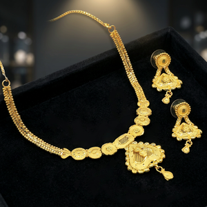 Wholesale 14K 18K 24K Gold Plated Box Chain Fashion Necklaces Traditional Design Jewelry Set Brass Gold Filled Short Necklaces - Product Image 2
