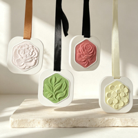 Pendentif en gypse personnalisable pour aromathérapie automobile, pierre d'aromathérapie pour chambre à coucher, désodorisant et parfum longue durée
