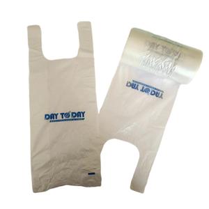 ถุงใส่เสื้อยืดพลาสติกพร้อมโลโก้ถุงผ้ากระสอบร้านขายของชำซูเปอร์มาร์เก็ต - Product Image 2