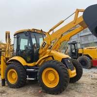 Traktor Excavator Diesel JCB 4x4 Kapasitas Bucket 0.4m, Backhoe Loader Depan, Wheel Loader, Gearbox, Pompa Gear, Motor, Bearing 2.5