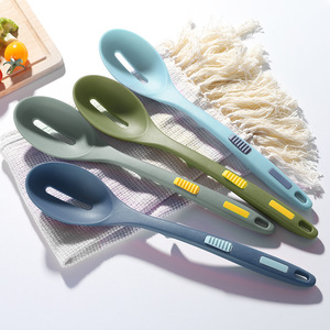 Ensemble d'ustensiles de cuisine en silicone 6 pièces Creative Kitchen, design cartoon, compatible induction, comprend spatule et cuillère - Cuisson écologique - Product Image 6