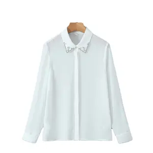 Женская 2024 блузка с длинным рукавом