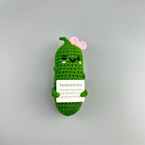 Tricoté à la main Offre Spéciale petites pommes de terre drôles Crochet pomme de terre au crochet cornichon petits légumes - Product Image 3