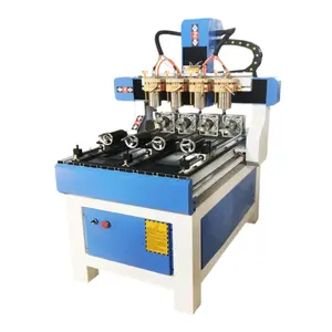 UBO Iron Cast CNC Router 6090 6060 CNC, mesin penggilingan kayu CNC PVC logam akrilik aluminium dengan pengontrol Mach 3 DSP