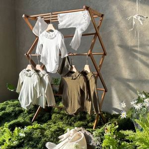 長袖ロンパーコットン幼児Tシャツ,長袖 - Product Image 2