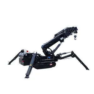 3 tấn mini Spider Crawler nâng Crane mini Cần cẩu điện được sử dụng cho không gian hẹp cần cẩu thiết bị nâng hạ
