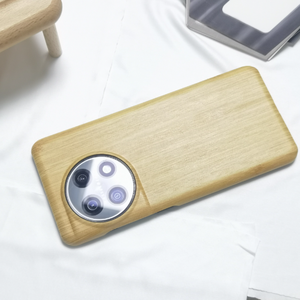 เคสโทรศัพท์แบบเรียบง่ายป้องกันการตกกระแทกสะดวกสบายต่อการสัมผัสสำหรับ <span class=keywords><strong>OnePlus</strong></span> <span class=keywords><strong>10</strong></span> <span class=keywords><strong>Pro</strong></span> 11 12 Ace 3คาร์บอนไฟเบอร์ & ไม้ - Product Image 3