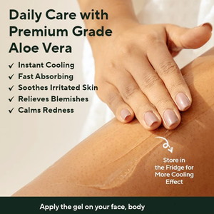 OEM/ODM Gel de Aloe <span class=keywords><strong>Vera</strong></span> calmante e hidratante 100% Producto coreano para el cuidado de la piel para la reparación profunda de la piel seca y rojiza - Product Image 3