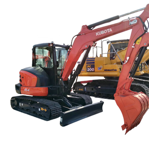 Kubota รถขุดดินไฮดรอลิกสำหรับฟาร์ม U55-4 5ton มือสองรถขุดขนาดเล็ก U55 55-4มือสอง - Product Image 1