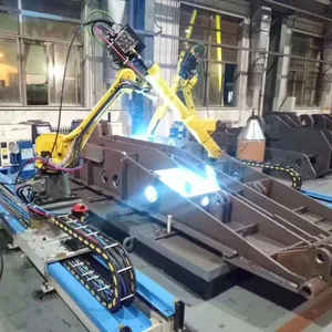 Laser schweißen station fanuc schweißen roboter