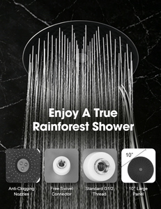 Cabezal de <span class=keywords><strong>Ducha</strong></span> de Techo Multifuncional Ajustable con Acabado Cromado y Doble Salida <span class=keywords><strong>para</strong></span> Baño y Aseo, Fácil Instalación - Product Image 4