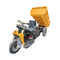 Tricycle électrique de système d'amortissement de grande capacité de haute qualité avec boîte de vitesses de moteur pour les opérations minières