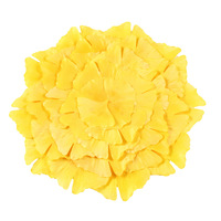 Napperon en feutre PVC en forme de fleurs artificielles faites à la main tapis de tasse colorée pour la décoration de table de mariage