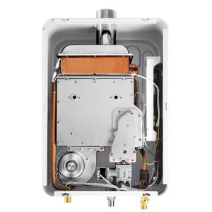 Calentador de Agua Doméstico de Pared KSUN Fan Force Exhaust Low NOx Tipo Constante JSQ23-12/16BZN1, Cobre Natural, Clase Energética B - Product Image 3