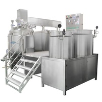 Machine d'émulsification sous vide à homogénéisation par le bas, mélangeur sous vide haute température pour produits capillaires et traitement de liquides chimiques