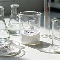 Poudre de chitosane naturelle pour la transformation alimentaire, le traitement des eaux usées et les systèmes de clarification de l'eau