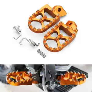 NiceCNC Dirt Bike Motorcycles Racing Foot Pegs Footrests For KTM 250SX 125 EXC 1998-2016 150 XC 200 XC-W 2006-2016