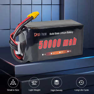 High Quality Safer Semi Solid State <b>Battery</b> 14S 51.8V 50000mAh 320wh/kg High Energy Density <b>Lipo</b> <b>Battery</b> Pack for UAV Drone - Product Image 4